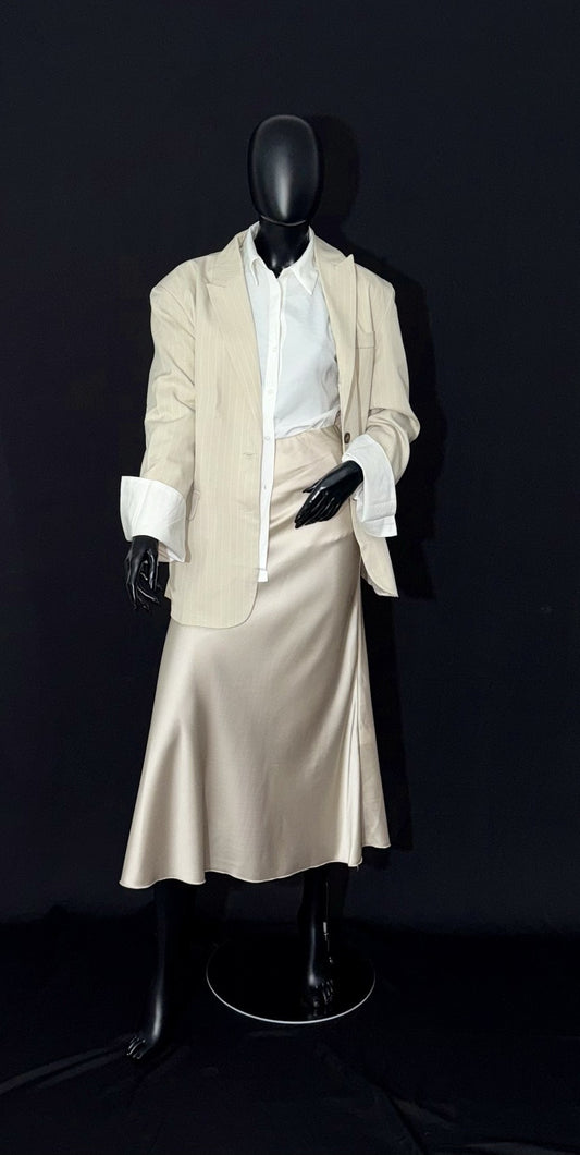 Blazer oversize Beige